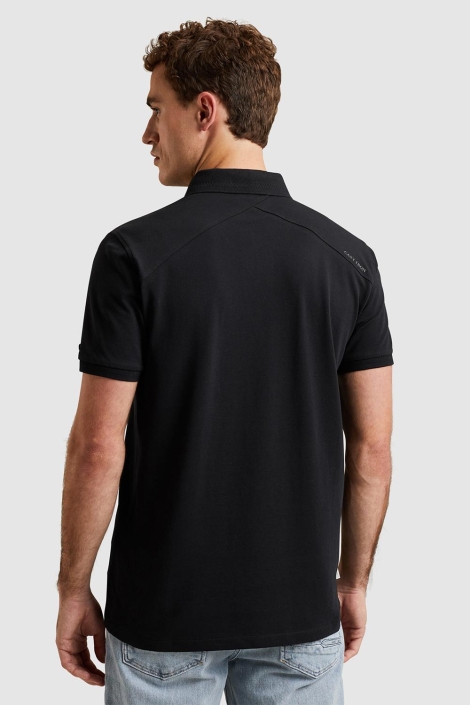 Cast Iron short sleeve polo fine pique essen